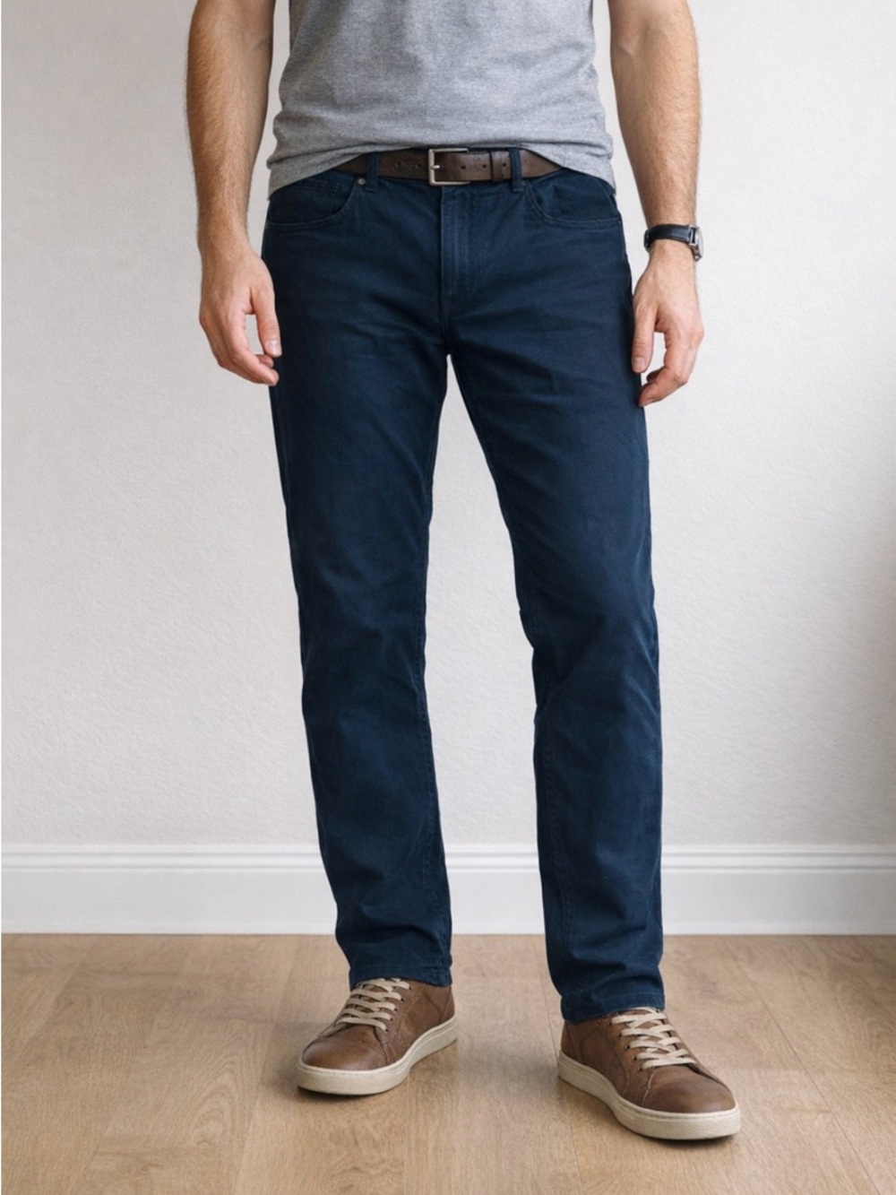 Bonobos Men’s Navy Corduroy Pants 31x30 Straight Fit 5 Pocket